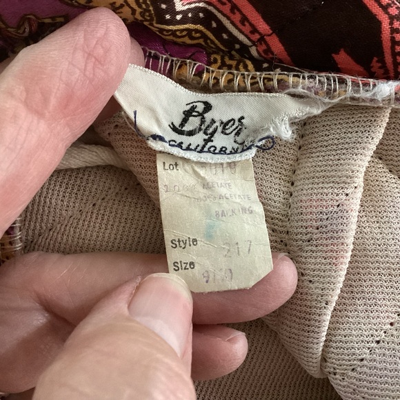 Byer California Vintage Quilted Maxi Skirt 9/10 - Picture 8 of 8